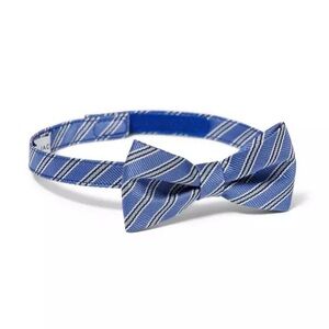 Janie and Jack Blue Striped Bowtie